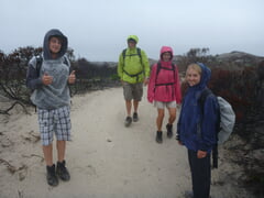 Wet start to a 4 day trail